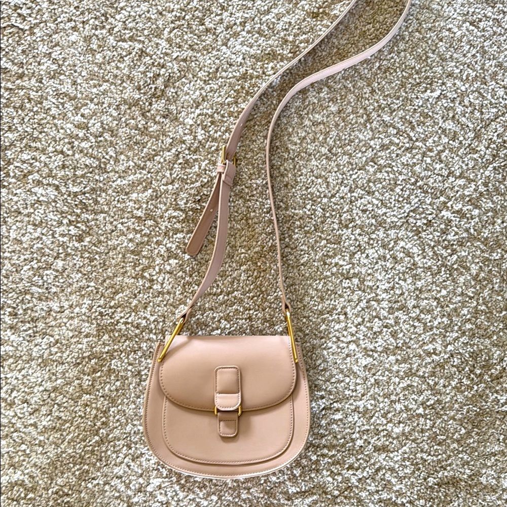 Forever 21 Tan Crossbody Bag with Minimalist Design